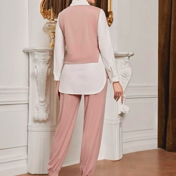 Mulvari Split Hem Tank Top & Shirt & Pants - Picture 2 of 5